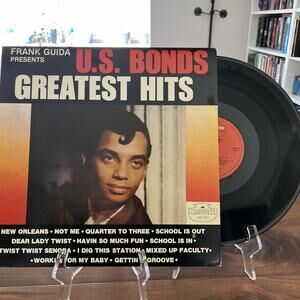 Frank Guida Presents Gary U.S. Bonds Greatest Hits LP 1961 Legrand LPS 1001